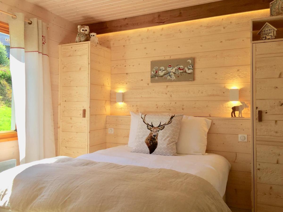 Chalet Le Flocon Bleu - Mauselaine Avec Vue Sur Le Lac De Gérardmer Exterior foto