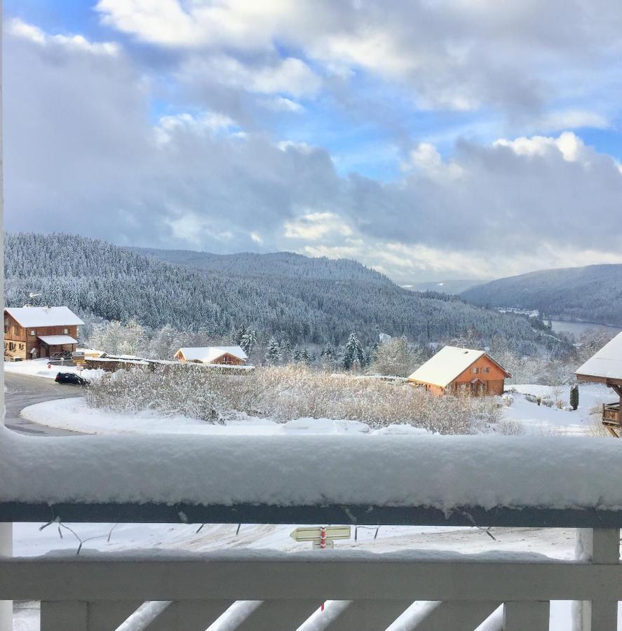 Chalet Le Flocon Bleu - Mauselaine Avec Vue Sur Le Lac De Gérardmer Exterior foto